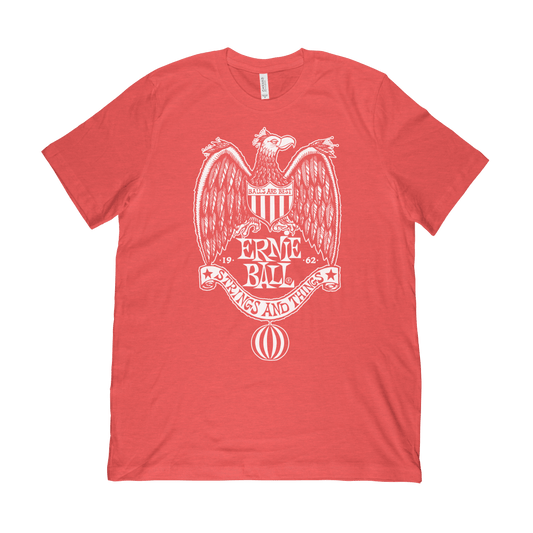 Ernie Ball 1962 Strings & Things Red T-Shirt XL