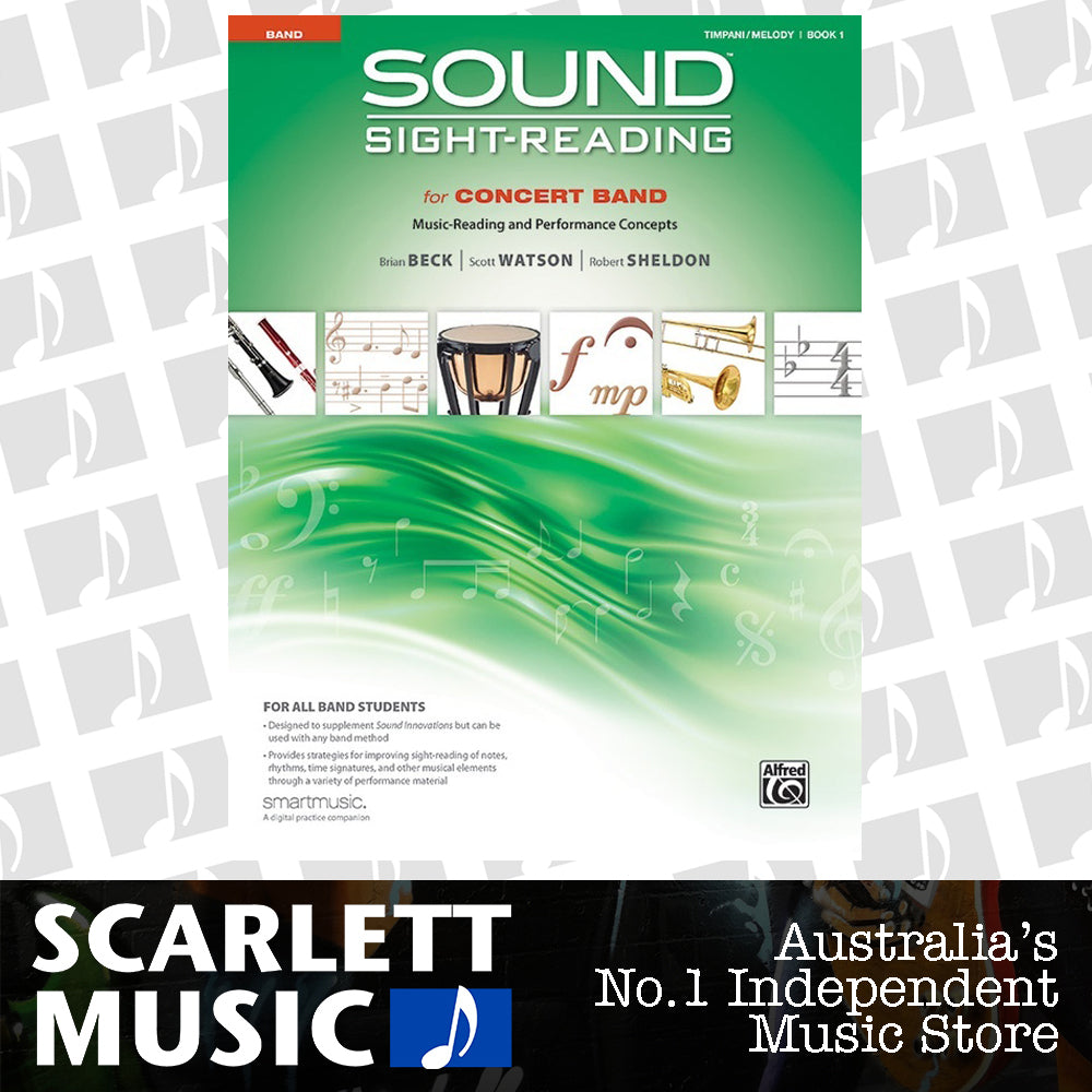 Sound Sight-Reading for Concert Band Book 1 - Timpani by Beck, Watson, Sheldon - Alfred 48577 — view 2