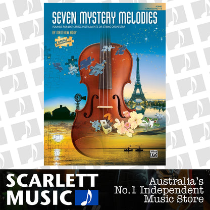 Seven Mystery Melodies Score for String Orchestra Gr 1-2 by Matthew Hoey Alfred 48648 — view 2