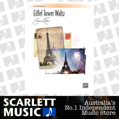 Eiffel Tower Waltz Intermediate Piano Duet 1P4H — view 2