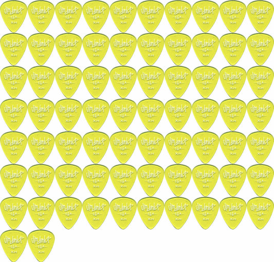 72 x Jim Dunlop Gels Yellow Extra Heavy Guitar Picks Bulk Bag 486RXH