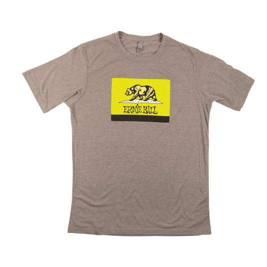 Ernie Ball CA Bear Green Flag T-Shirt LG