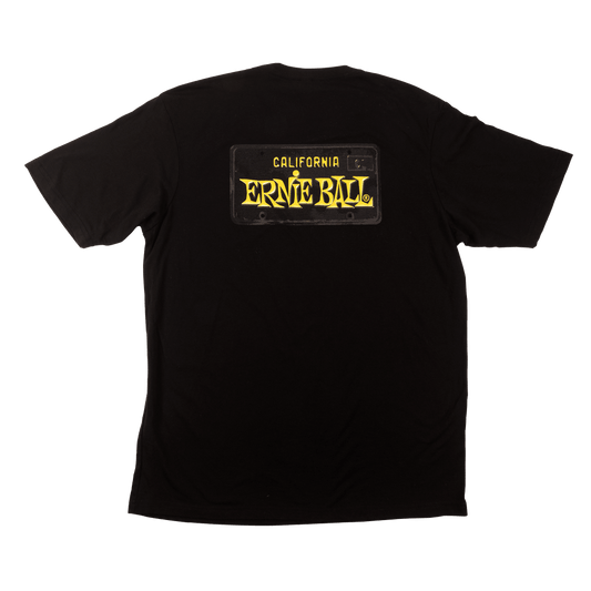 Ernie Ball CA License Plate T-Shirt 2X