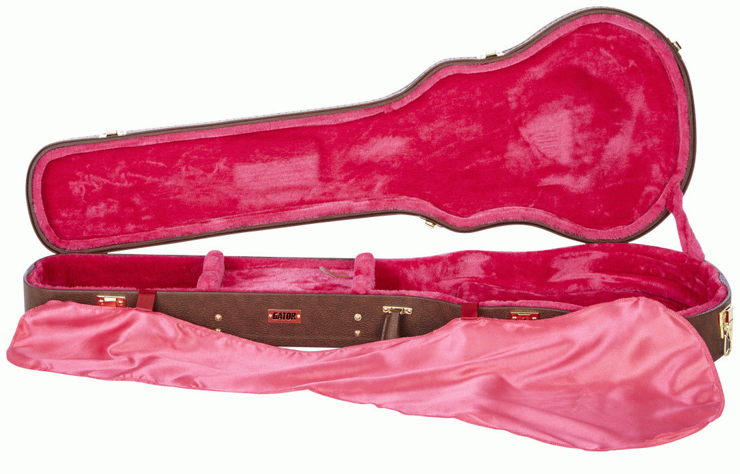 Gator GW-LP-BROWN Deluxe Wood Guitar Case — view 2