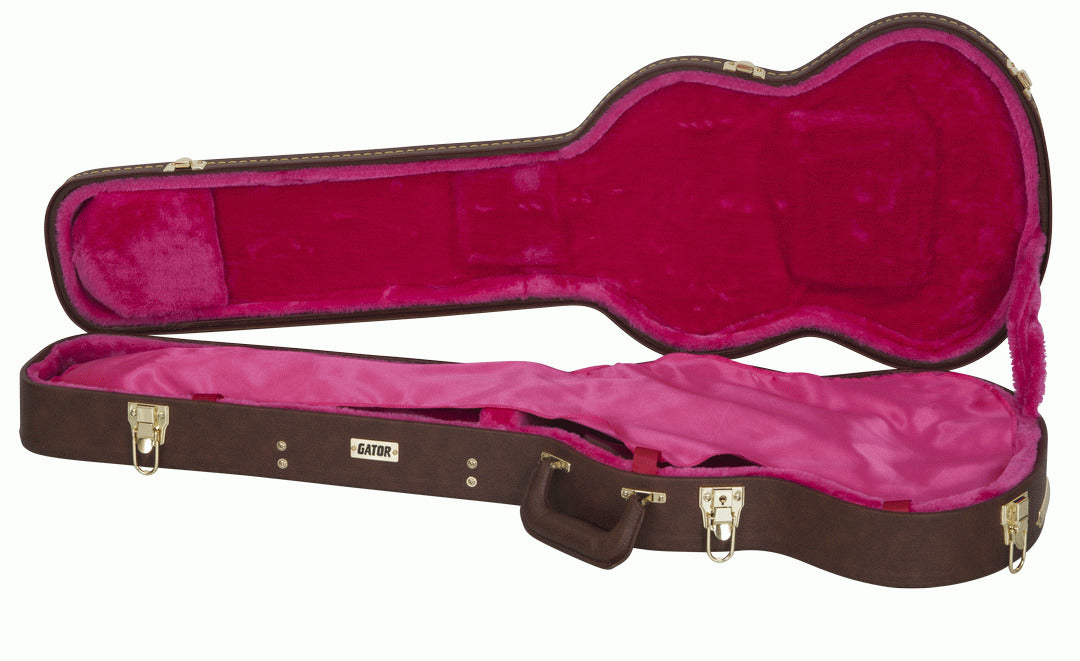 Gator GW-SG-BROWN Deluxe Wood Guitar Case — view 6