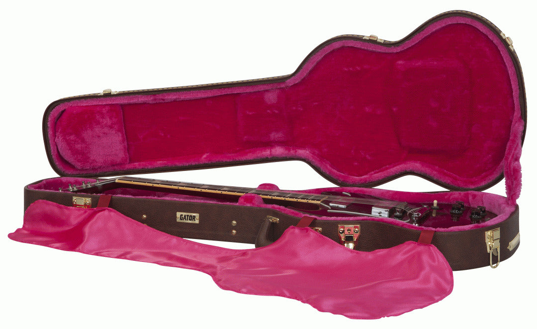 Gator GW-SG-BROWN Deluxe Wood Guitar Case — view 2