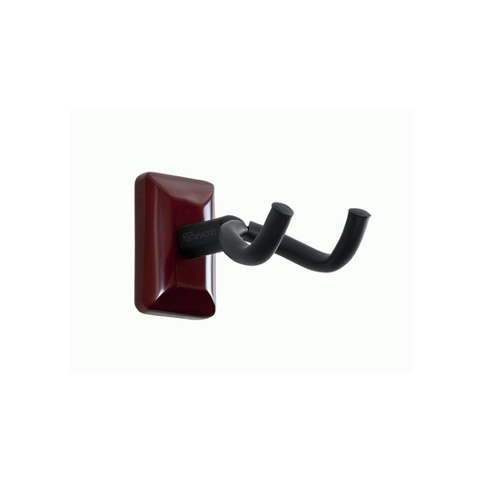 Frameworks Wall Mounted Guitar Hanger with Cherry Mounting Plate