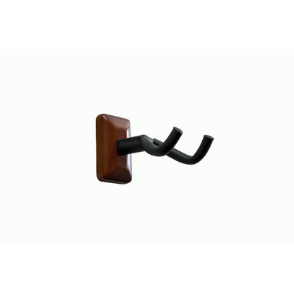 Gator Frameworks Wall Mounted Guitar Hanger with Mahogany Mounting Plate