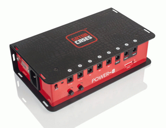 Gator GTR-PWR-8 Pedal Board Power Supply w/ 8 Isolated Outputs