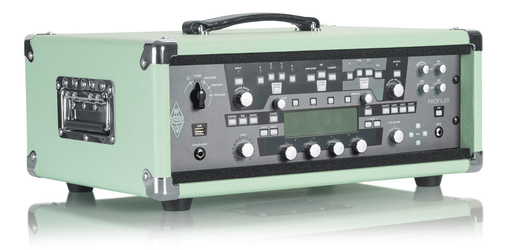 Gator GR-RETRORACK-3SG Vintage Amp Vibe Rack Case - 3U Seafoam Green — view 3