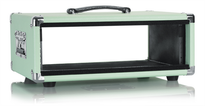 Gator GR-RETRORACK-3SG Vintage Amp Vibe Rack Case - 3U Seafoam Green — view 2