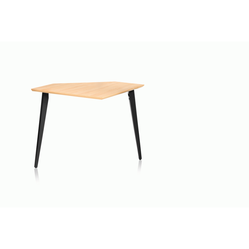 Gator GFW-ELITEDESKCRNR-MPL Elite Furniture Series Corner Desk Section - Natural Maple Matte Finish