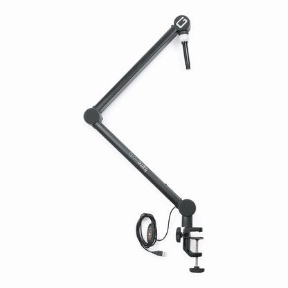 Gator Frameworks GFWMICBCBM4000 Pro Broadcast Boom Mic Stand w/ LED Light