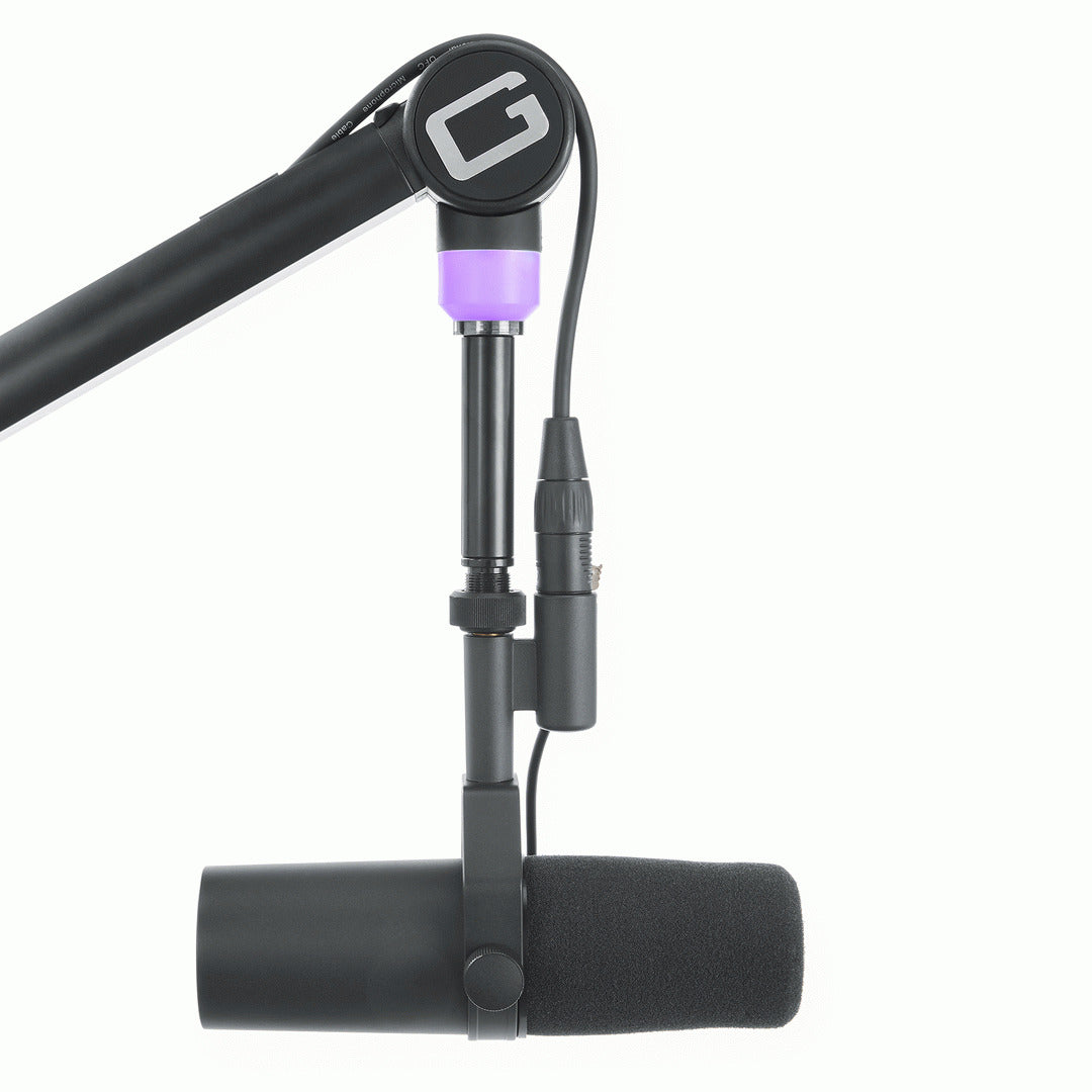 Gator Frameworks GFWMICBCBM4000 Pro Broadcast Boom Mic Stand w/ LED Light — view 2