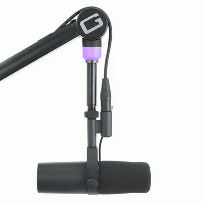 Gator Frameworks GFWMICBCBM4000 Pro Broadcast Boom Mic Stand w/ LED Light — view 2
