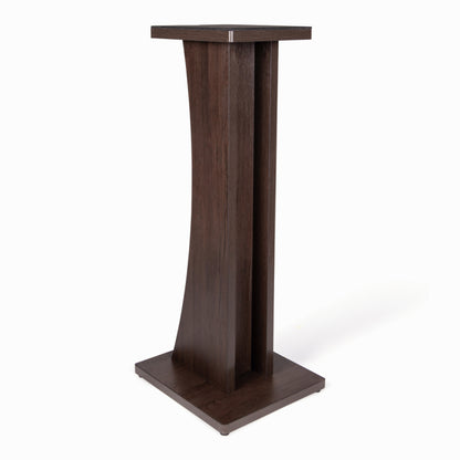 Gator Frameworks Elite Studio Monitor Stand in Dark Walnut Brown Finish — view 2