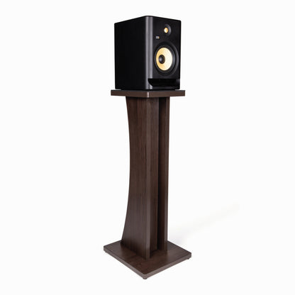 Gator Frameworks Elite Studio Monitor Stand in Dark Walnut Brown Finish — view 4