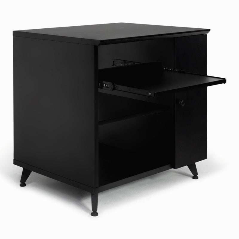 Gator GFW-ELITESIDECAR-BLK Elite Studio Sidecar Rack with Shelf in Black — view 2