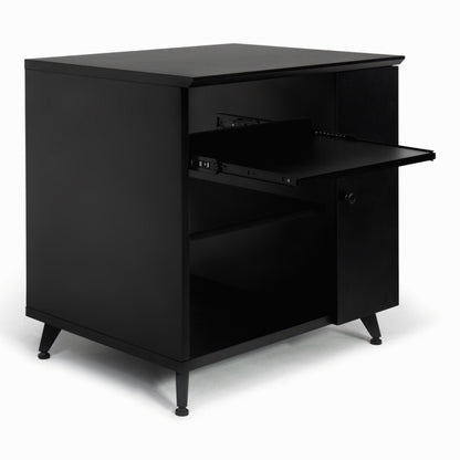 Gator GFW-ELITESIDECAR-BLK Elite Studio Sidecar Rack with Shelf in Black — view 2