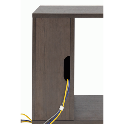 Gator GFW-ELITESIDECAR-BRN Elite Studio Sidecar Rack with Shelf in Driftwood Brown — view 6