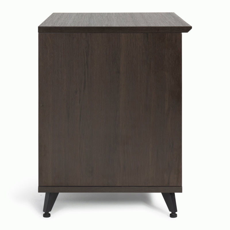 Gator GFW-ELITESIDECAR-BRN Elite Studio Sidecar Rack with Shelf in Driftwood Brown — view 5