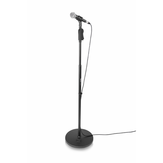 Gator GFW-MIC-1201 Roundbase Mic Stand with 12" Base and One-Handed Clutch
