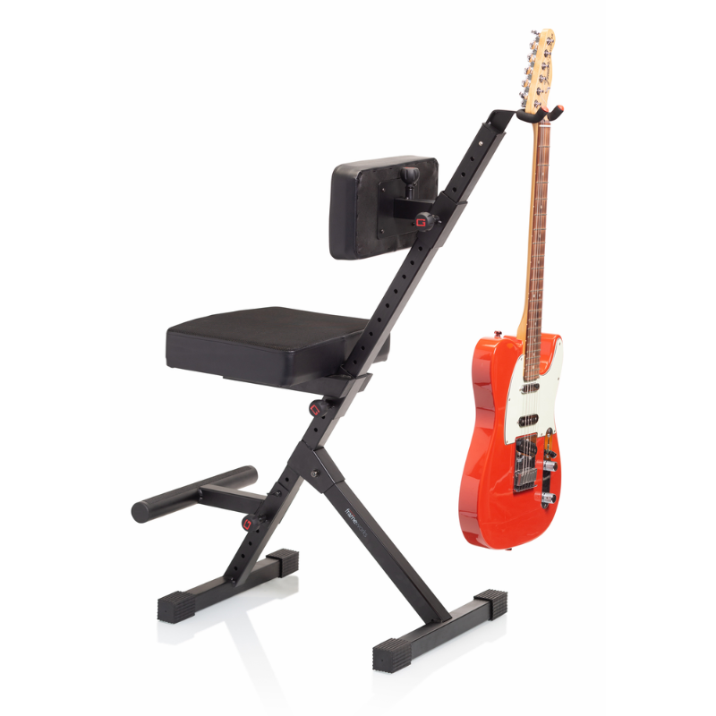Gator GFW-GTR-SEATDLX Deluxe Guitar Seat with Adjustable Back Rest and Guitar Hanger — view 2