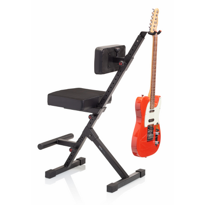 Gator GFW-GTR-SEATDLX Deluxe Guitar Seat with Adjustable Back Rest and Guitar Hanger — view 2