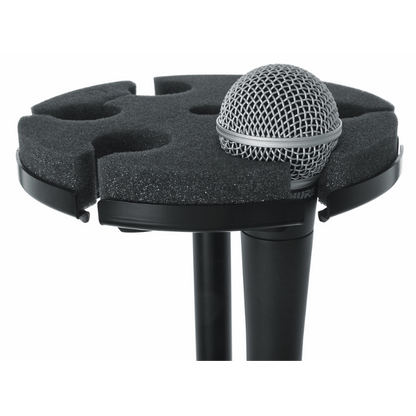 Gator GFW-MIC-6TRAY Multi Microphone Tray for 6 Mics on Mic Stand