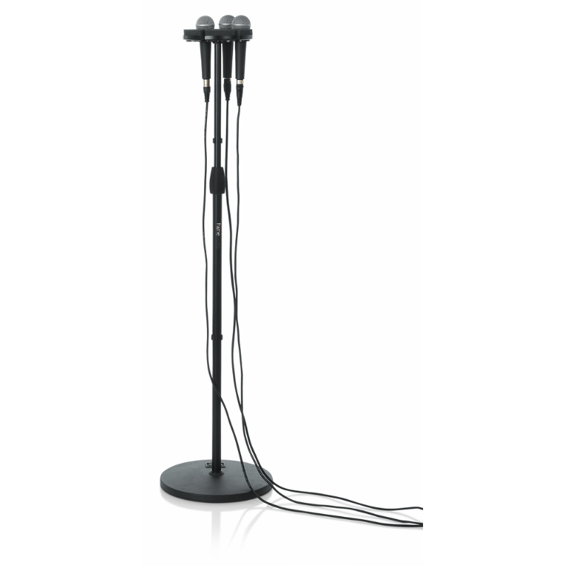Gator GFW-MIC-6TRAY Multi Microphone Tray for 6 Mics on Mic Stand — view 2