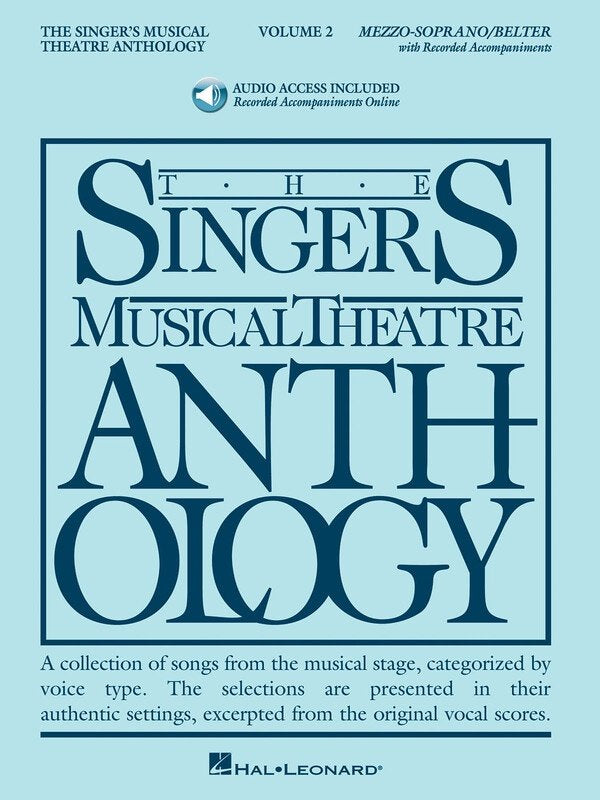 Singer's Musical Theatre Anthology Vol. 2 — Mezzo/Belter, Book/Online Audio (Hal Leonard)