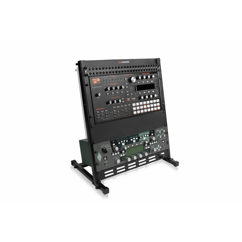 Gator GFW-DESKTOPRK-12U Collapsible 12U Metal Desktop Rack Stand