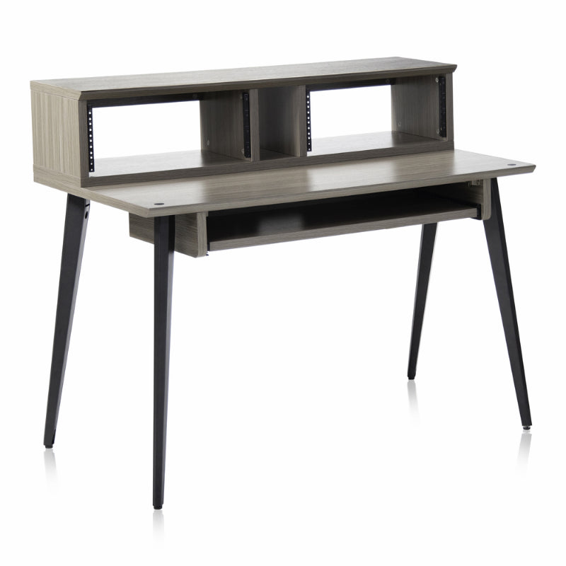 Gator GFW-EliteDesk-GRY Elite Studio Desk in Driftwood Grey Finish