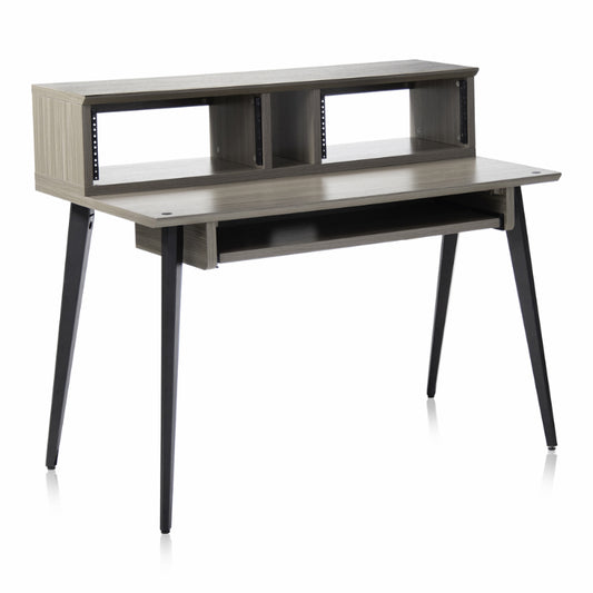 Gator GFW-EliteDesk-GRY Elite Studio Desk in Driftwood Grey Finish