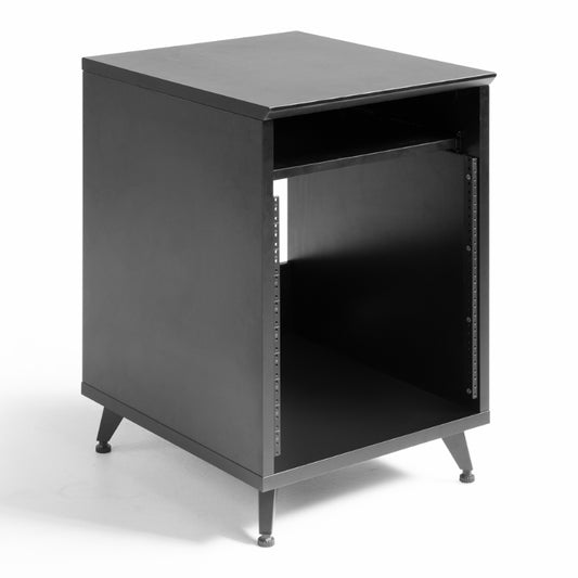 Gator GFW-ELITEDESKRK-BLK 10U Studio Rack Table Black Finish