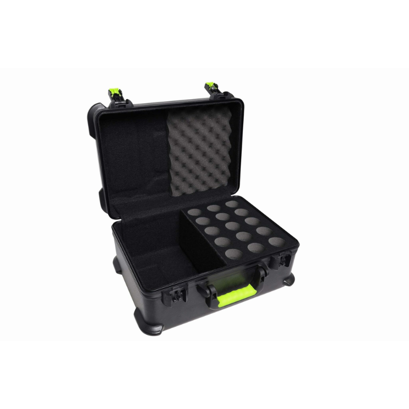 Gator SH-MICCASE15 Shure Case TSA for 15 Wired Microphones — view 2