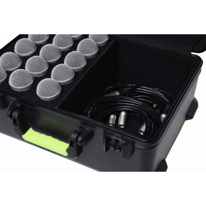 Gator SH-MICCASE15 Shure Case TSA for 15 Wired Microphones — view 4