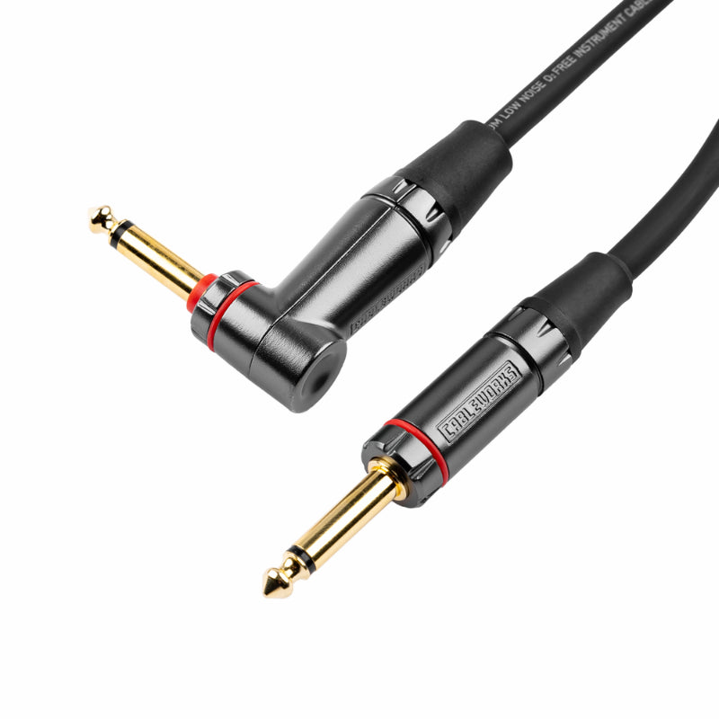 Gator Headliner Series 10ft Straight to Right Angle Quiet Instrument Cable — view 4
