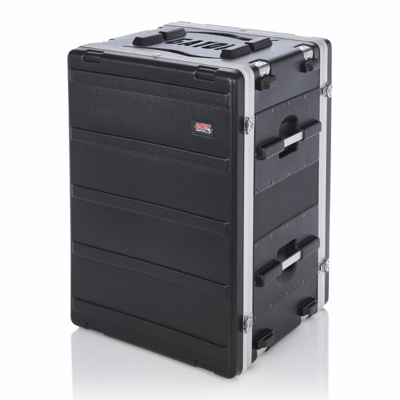 Gator G-SHOCK-16L ATA Molded PE Shock Rack with Rubber Shock Suspension, 16U