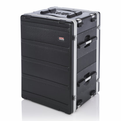 Gator G-SHOCK-16L ATA Molded PE Shock Rack with Rubber Shock Suspension, 16U
