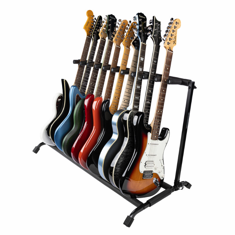 Gator RI-GTR-RACK10 10-String Collapsible Guitar Rack for Electric, Acoustic, and Bass Guitars — view 2