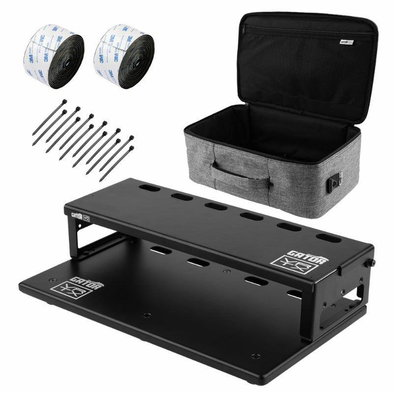 GATOR GV-TL1710R1-GB Travel Lite 17" x 10" Pedalboard and Riser with Padded Gig Bag — view 5