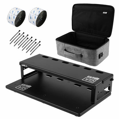 GATOR GV-TL1710R1-GB Travel Lite 17" x 10" Pedalboard and Riser with Padded Gig Bag — view 5