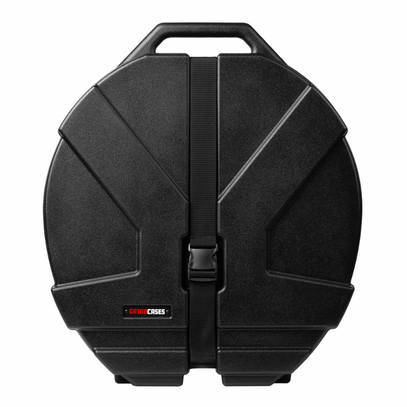 Gator Grooves 22" Roto-Molded Hard-Shell Cymbal Case with Wheels and Padded Dividers - Black