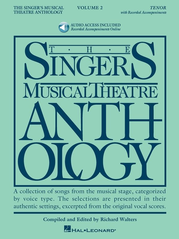 Singer's Musical Theatre Anthology Vol. 2 — Tenor, Book/Online Audio (Hal Leonard)