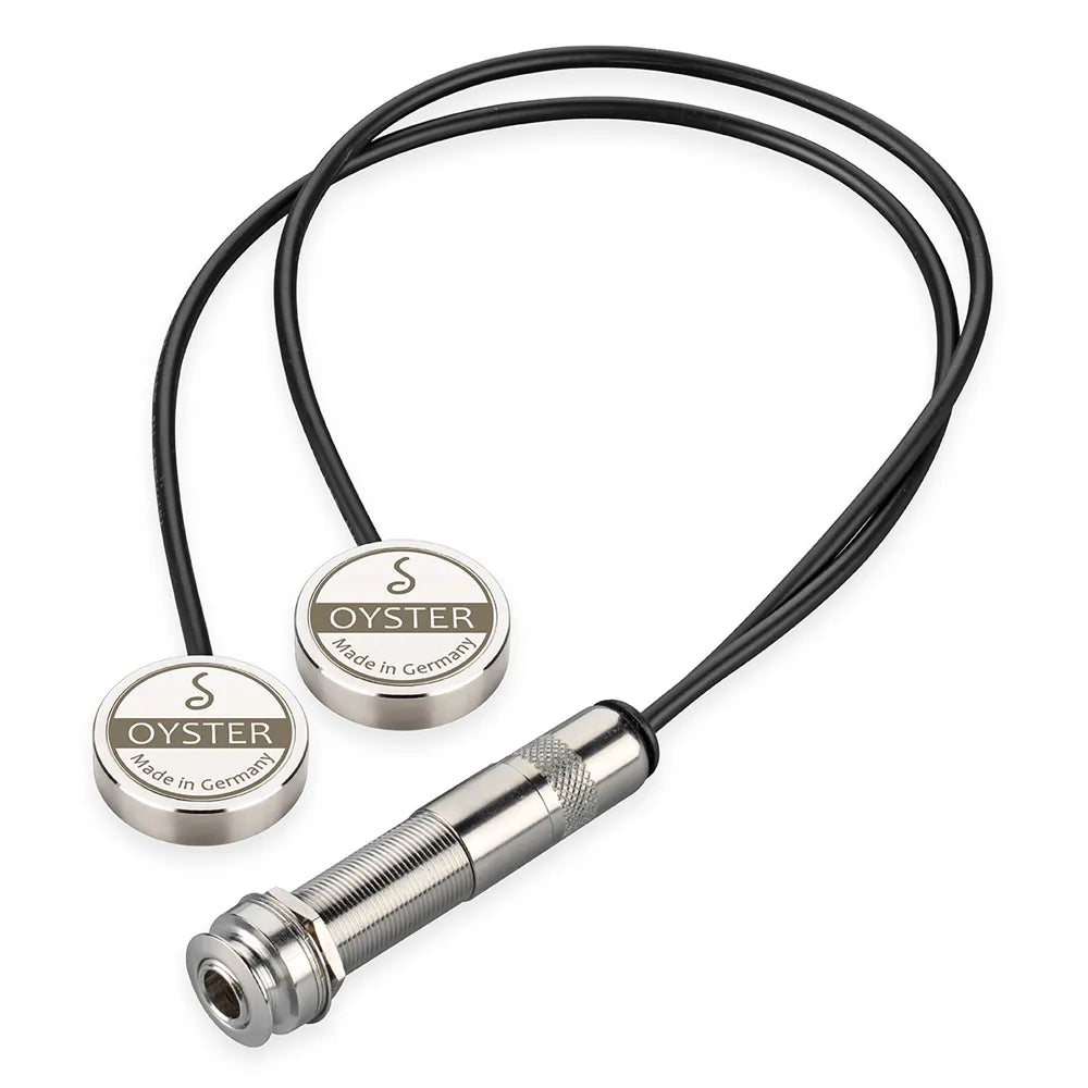 Schaller Oyster D/S Twin Bug Pickup with Socket Nickel 16050102