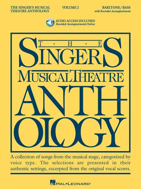Singer's Musical Theatre Anthology Vol. 2 — Baritone/Bass, Book/Online Audio (Hal Leonard)