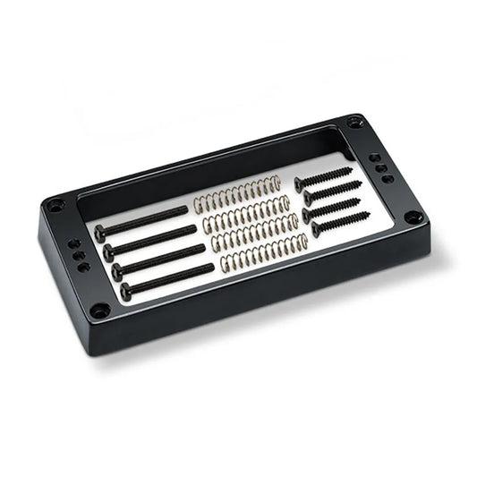 Schaller Flat Black Guitar Pickup Frame with 3 Screw Holes 1112B