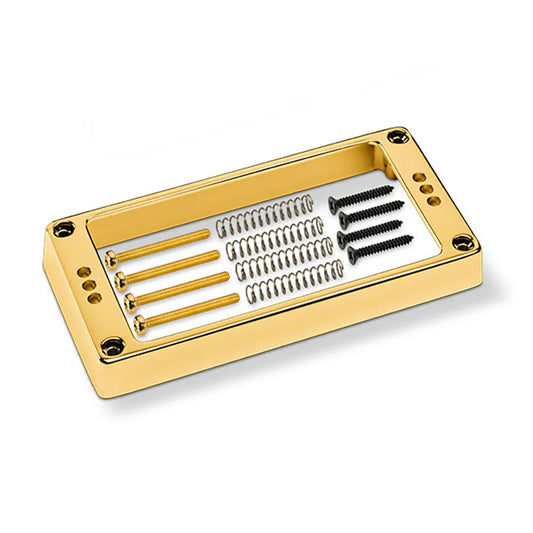 Schaller Guitar Pickup Frame Flat Gold 3H-17020513