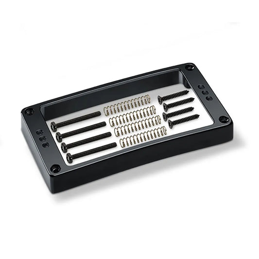 Schaller Curved High Guitar Pickup Frame Black 3H-17020414